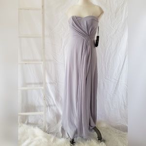 Lavender Strapless Gown